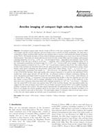 Arecibo imaging of compact high-velocity clouds