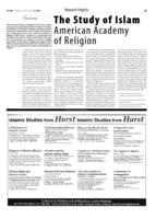 The Study of Islam American Academy of Religion