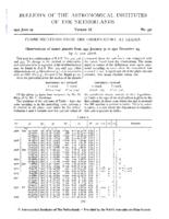 Observations of minor planets from 1941 January 31 to 1941 December 23