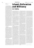 Islamic Reformism and Militancy in India