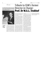 Tribute to ISIM's former Director in Charge: Prof. Dr W.A.L. Stokhof