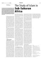 The Study of Islam in Sub-Saharan Africa