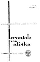 Kroniek van Afrika: vol. 5, no. 1