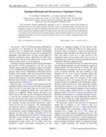 Topological blockade and measurement of topological charge