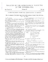 The coordinates of the Sun's apex from proper motions of stars of the third type