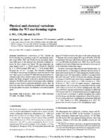 Physical and chemical variations within the W3 star-forming region