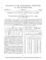 Provisional elements of the eclipsing variable star C. P. D. -23°3476