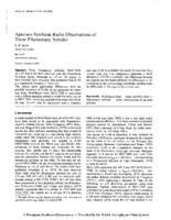 Aperture synthesis radio observations of three filamentary nebulae