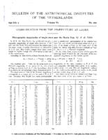 Photographic magnitudes of bright stars near the North Pole (Errata: 6 224)