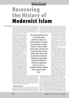 Recovering the History of Modernist Islam