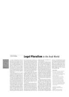 Legal Pluralism in the Arab World