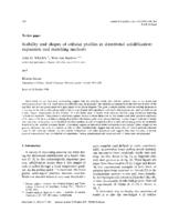 Stability and Shapes of Cellular Profiles in Directional Solidification: Expansion and Matching Methods