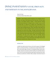 Dying Inayat Khan: Nature, Spirituality, and Mortality in the Jahangirnama