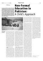 Non-Formal Education in Pakistan: A Child's Approach