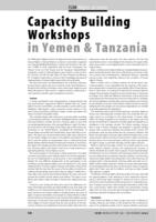 Capacity Building Workshops in Yemen & Tanzania