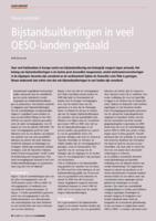 Bijstandsuitkeringen in veel OESO-landen gedaald