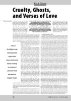 Cruelty, Ghosts, and Verses of Love