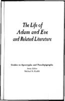 The Life of Adam and Eve and Related Literature (Guides to Apocrypha and Pseudepigrapha 4)