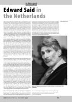 Edward Said in the Netherlands