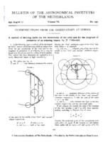 A method of deriving limits for the eccentricity of the orbit and for the longitude of periastron of an eclipsing binary (Errata: 7 12)