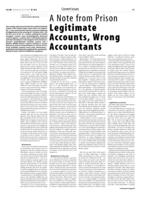 A Note from Prison Legitimate Accounts, Wrong Accountants