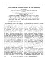 Faraday instability of crystallization waves at the 4He solid-liquid interface