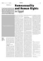Homosexuality and Human Rights in Egypt
