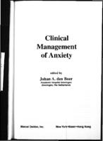 The subjective dimension of anxiety: a neglected area in modern approaches to anxiety?