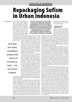 Repackaging Sufism in Urban Indonesia