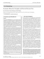 Economic allocation: examples and derived decision tree