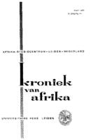 Kroniek van Afrika: vol. 6, no. 1