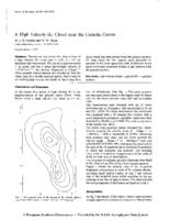 A high velocity H I cloud near the galactic center