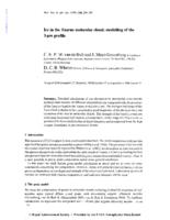 Ice in the Taurus molecular cloud - Modelling of the 3-microns profile