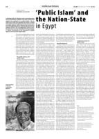 'Public Islam' and the Nation-State in Egypt