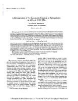 A Determination of the Luminosity Function of Radiogalaxies at 400 and 2700 MHz