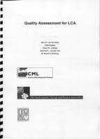 Quality assessment for LCA