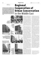 Regional Cooperation of Urban Conservation in the Middle East