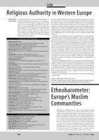 Religious Authority in Western Europe