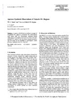 Aperture synthesis observations of galactic H II regions. VII - A 'quick look' survey of galactic H II regions