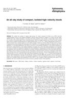 An all-sky study of compact, isolated high-velocity clouds