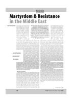 Martyrdom & Resistance in the Middle East