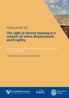 The right to decent housing in a context of urban displacement and fragility