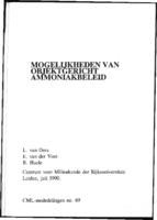 Mogelijkheden van objektgericht ammoniakbeleid