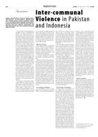 Inter-communal Violence in Pakistan and Indonesia