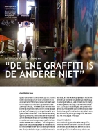 Interview; kunst of kliederen; “De ene graffiti is de andere niet”