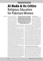 Al-Huda & its Critics Religious Education for Pakistani Women