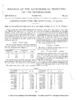 Note on the period and light-curve of a new Algol variable