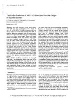 The Radio Emission of NGC 4258 and the Possible Origin of Spiral Structure