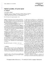 Optical variability of Seyfert nuclei. II - Fairall 9