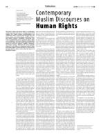 Contemporary Muslim Discourses on Human Rights